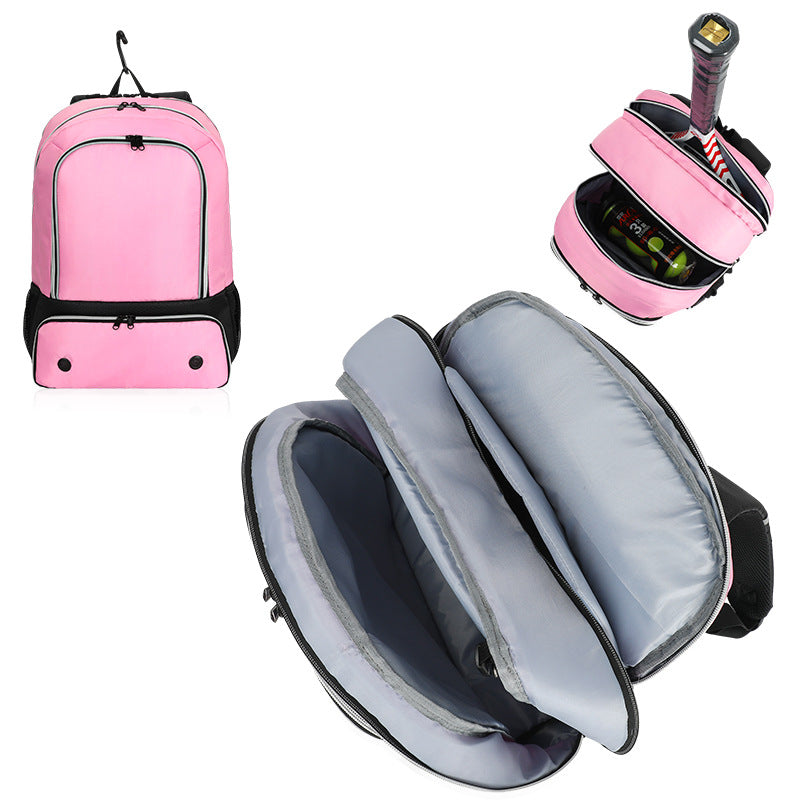 Multi-Compartment Tennis Backpack Bowlift