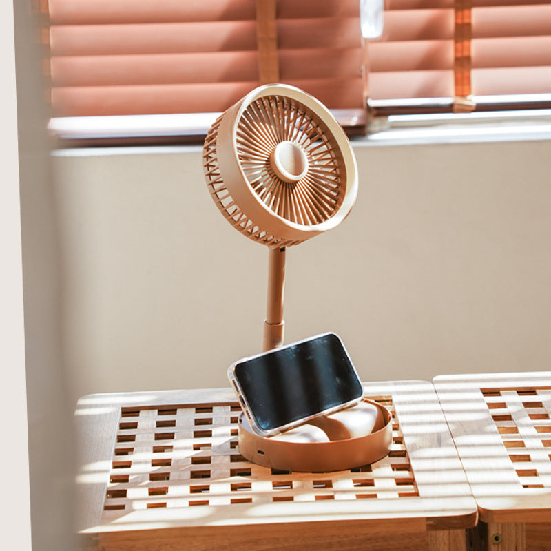 Unisex Portable Table Fan with Adjustable Tilt and USB Charging Function Bowlift