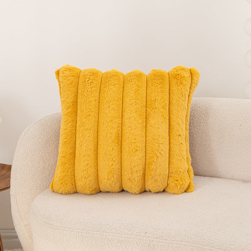 Plush Textured Decorative Cushion