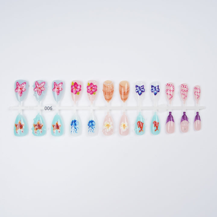 Elegant Artificial Nail Design Bowlift