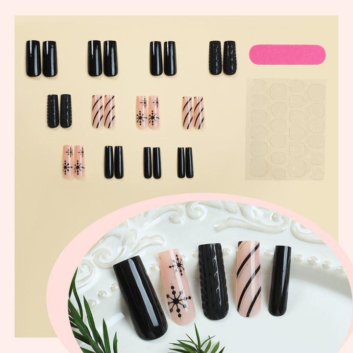 Elegant Artificial Nail Design Set Bowlift