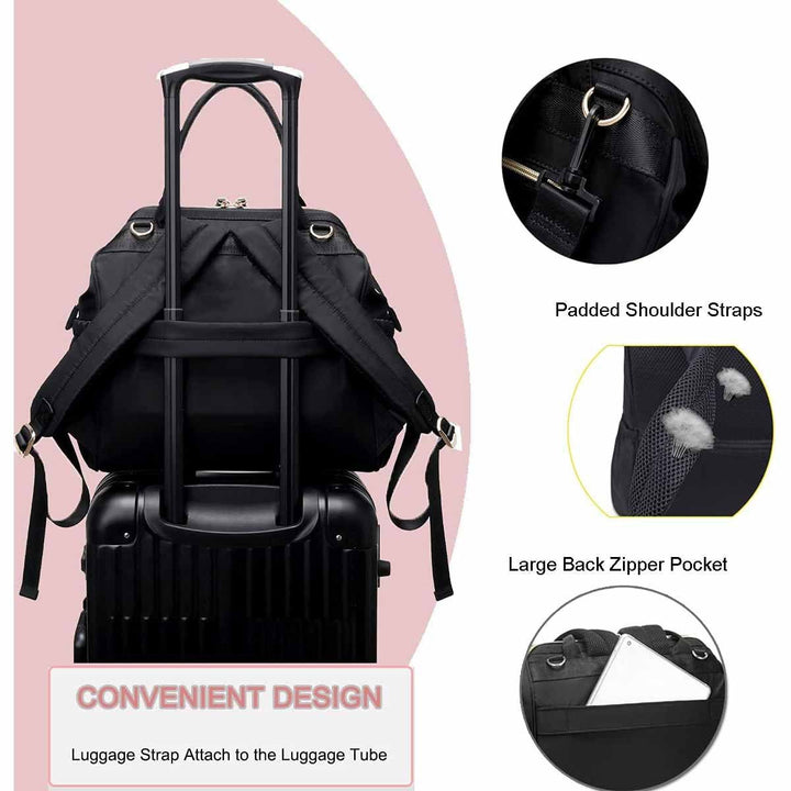 Women's multifunctional laptop bag with ergonomic design Bowlift