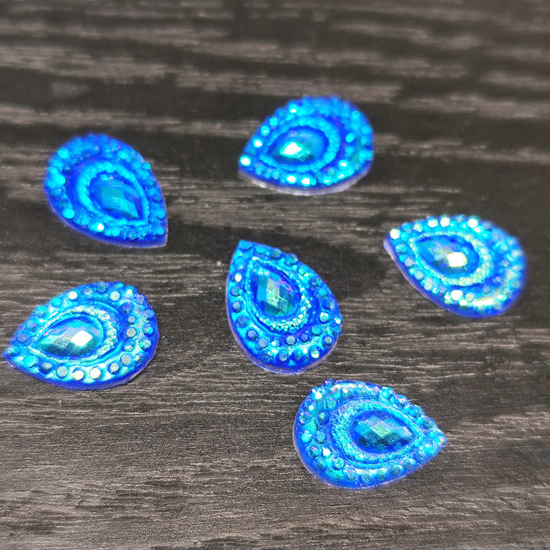 Glittering drop appliqués Bowlift