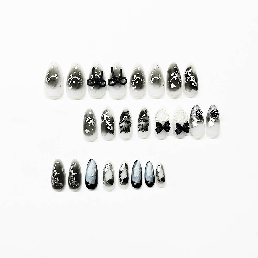 Artistic Multi-Design Nail Enhancements Bowlift