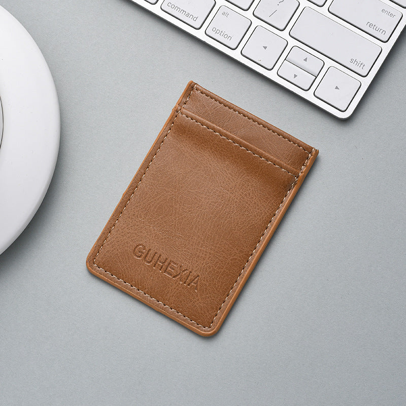 Sleek Leather Card Holder Bowlift