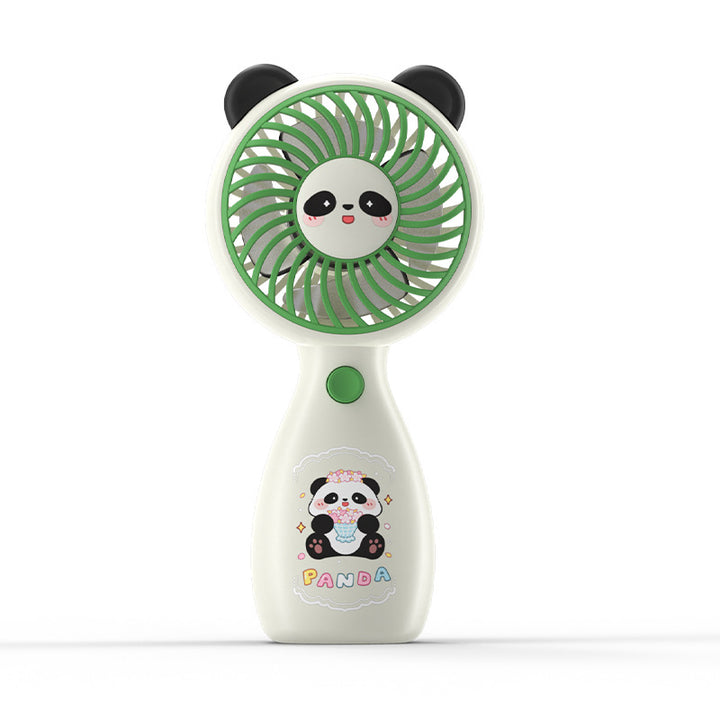 Ladies portable mini hand fan with panda design Bowlift