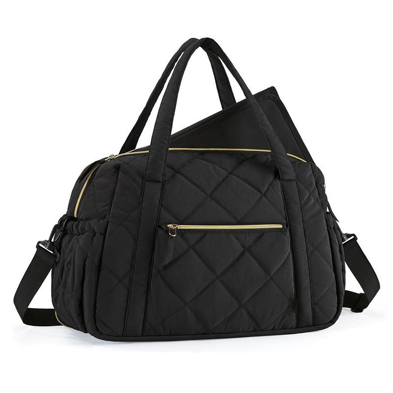 Stylish travel bag with innovative interior concept Bowlift