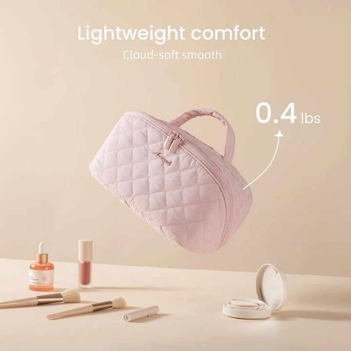 Cosmetic Storage Bag with Structured Design Bowlift