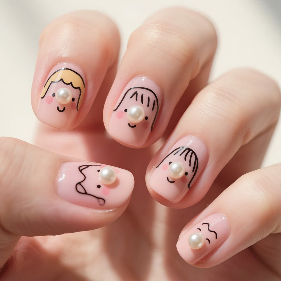 Whimsical Character Nail Art Bowlift