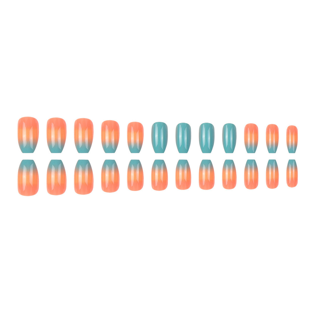 Ombre Press-On Nail Set Bowlift