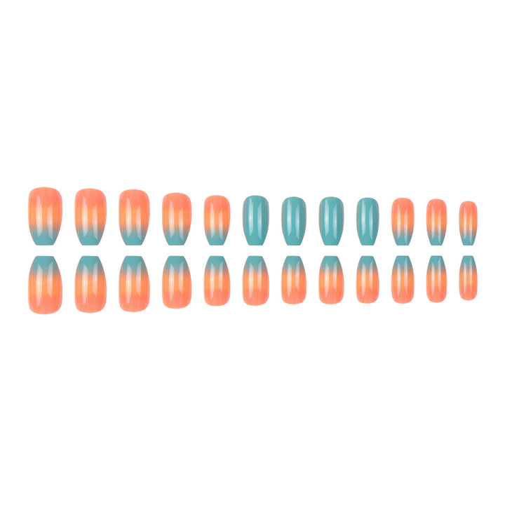 Ombre Press-On Nail Set Bowlift