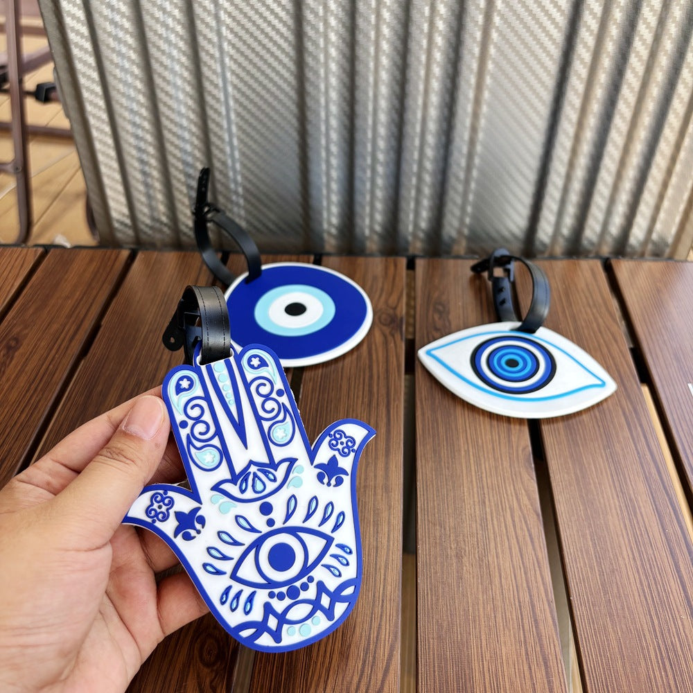 Hamsa Hand Luggage Tag Bowlift