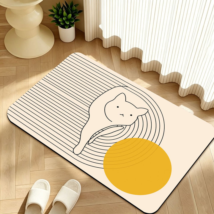 Artistic Bath Mat Bowlift