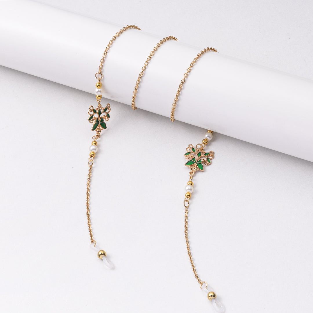 Floral Design Eyewear Chain Bowlift