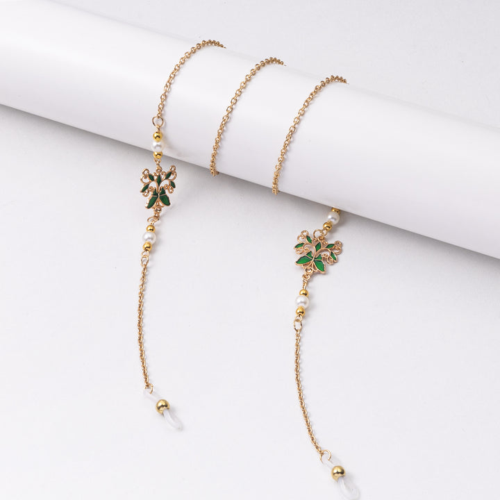 Floral Design Eyewear Chain Bowlift