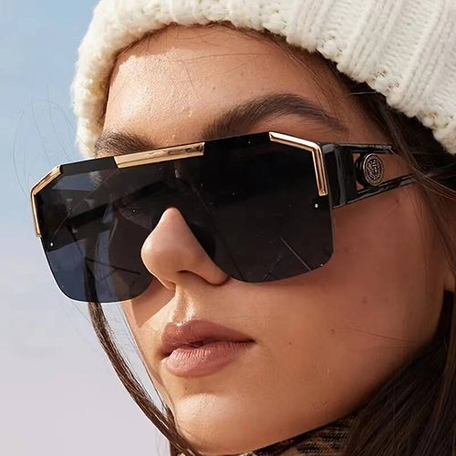 Oversized Geometric Sunglasses Bowlift