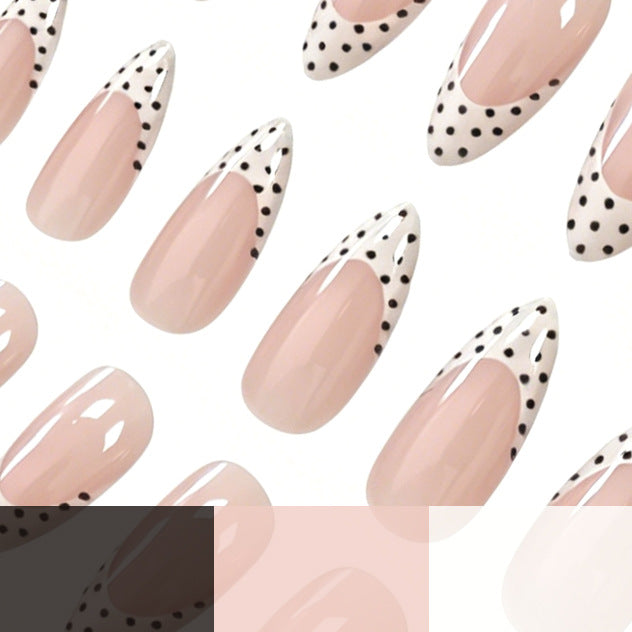 Artistic Polka Dot Nail Art Extensions Bowlift