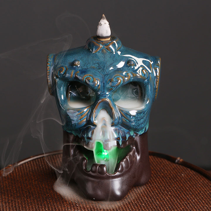 Artistic Skull Incense Burner