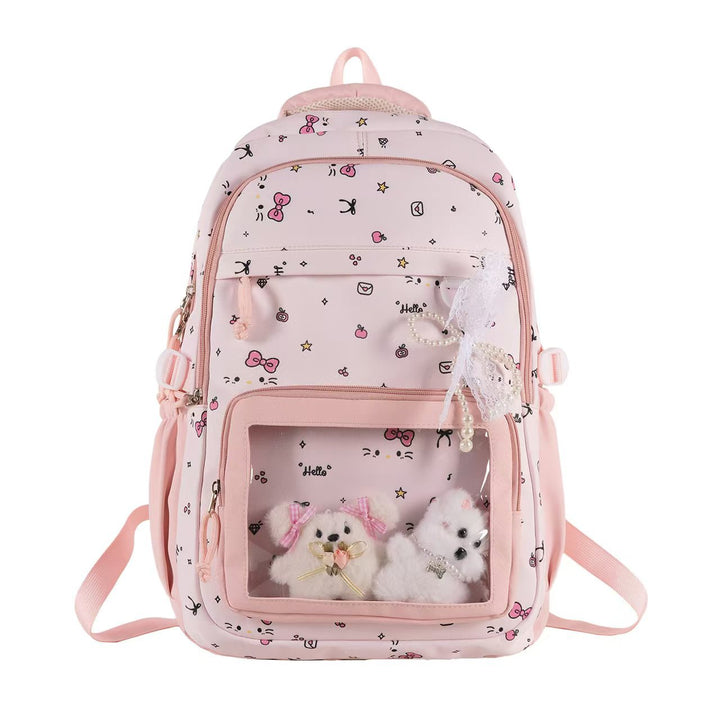Interactive Plush Companion Backpack Bowlift