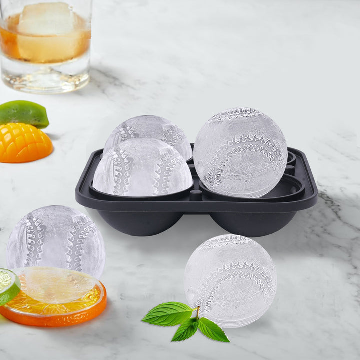 Baseball-Themed Silicone Ice Ball Maker