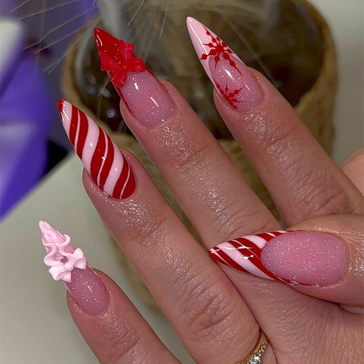 Festive Themed Press-On Nail Collection Bowlift