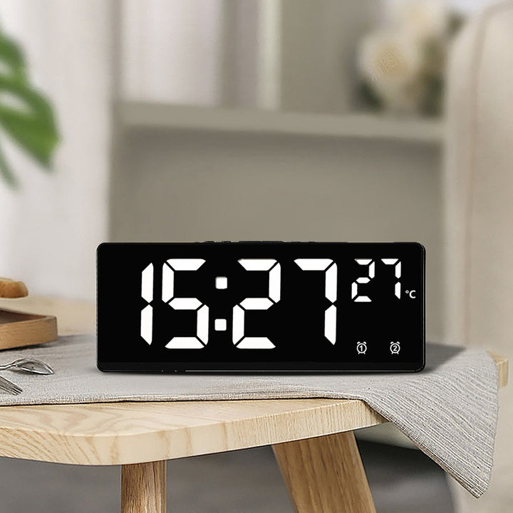 Digital alarm clock with mirror display and temperature function Bowlift