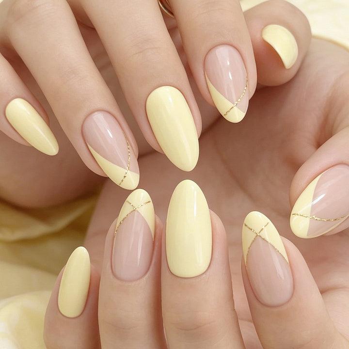 Elegant French Tip Nail Art Set Bowlift