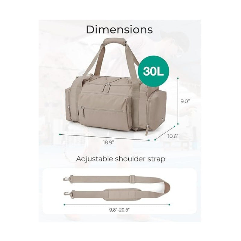Versatile sports and travel bag with adjustable straps Bowlift