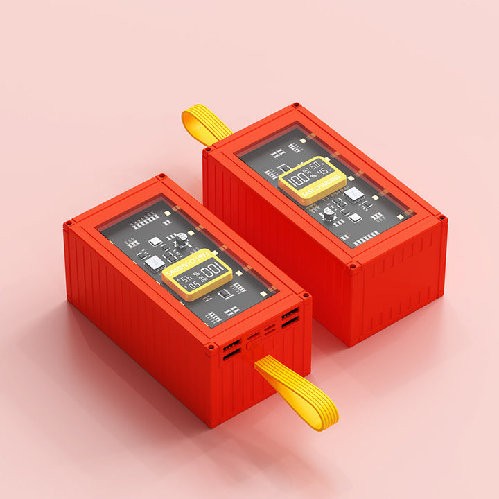 Portable power bank with digital charging display and quick charging function Bowlift