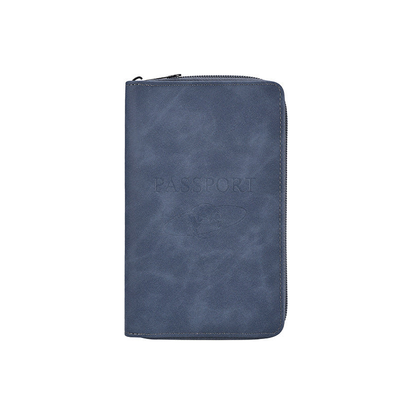 Stylish Zippered Passport Holder Bowlift