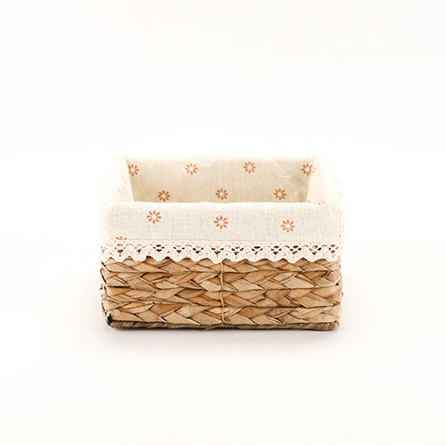 Eco-Friendly Fabric-Lined Storage Basket Bowlift