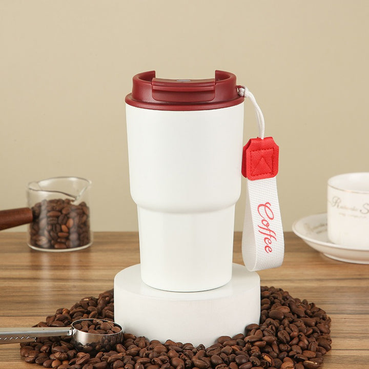 Women's high-quality coffee mug with silicone lid Bowlift