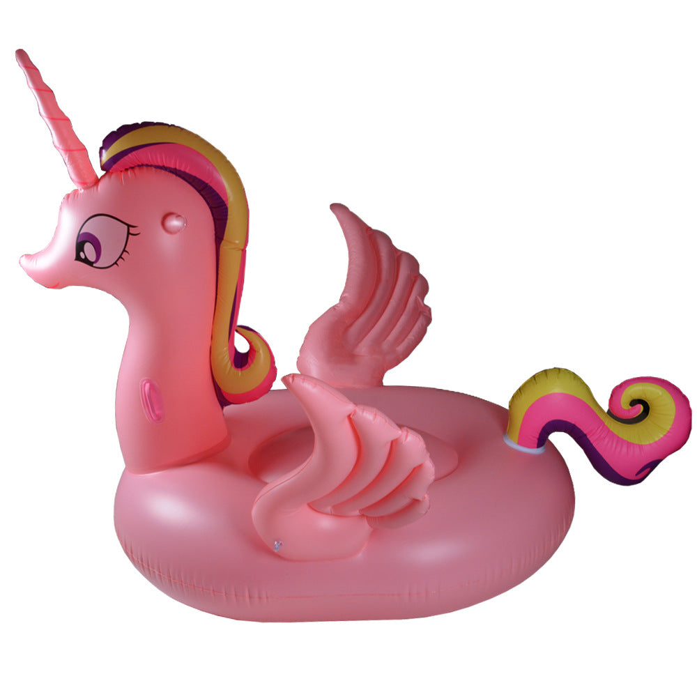 Women inflatable unicorn swim ring Bowlift