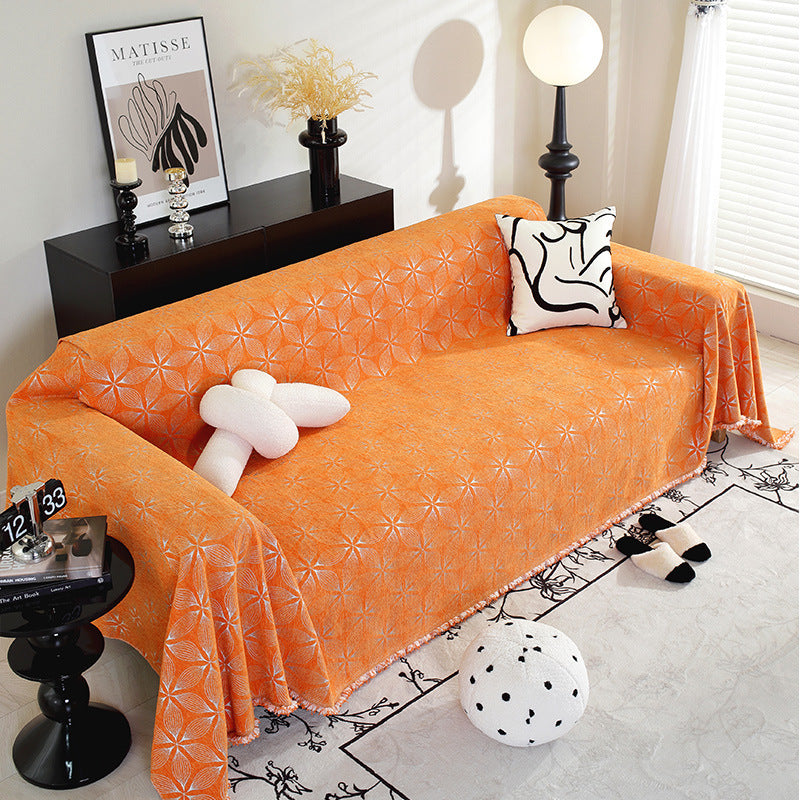 Textured Decorative Sofa Throw Cover