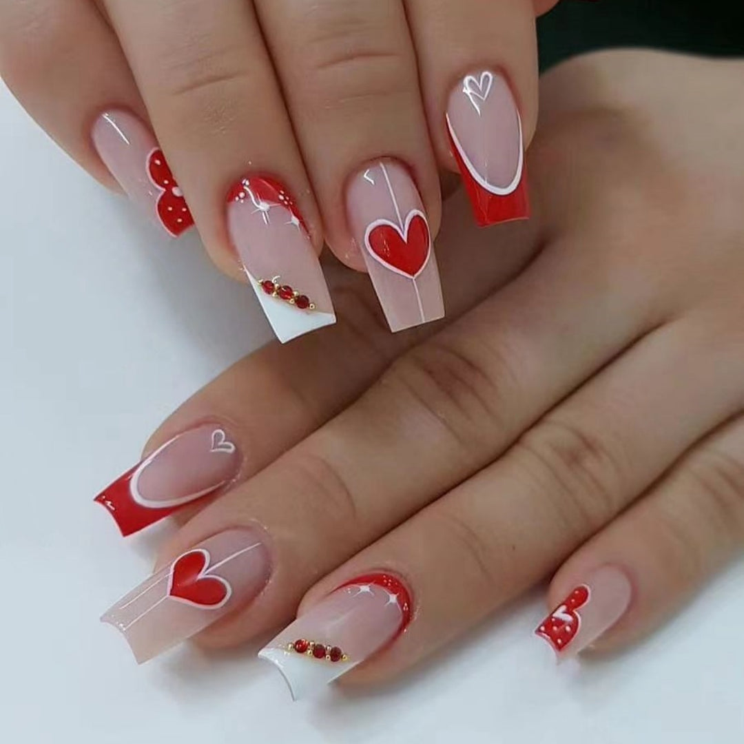 Ornate Butterfly-Inspired Acrylic Nail Extensions Bowlift