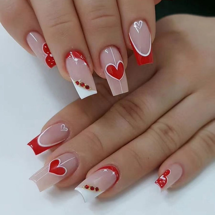 Ornate Butterfly-Inspired Acrylic Nail Extensions Bowlift