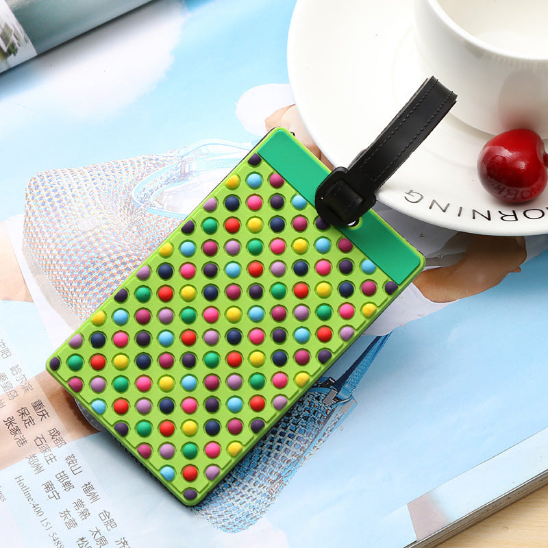 Unisex Luggage Tag in Artistic Design Bowlift
