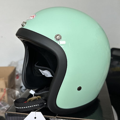 Classic Cruiser Motorcycle Safety Helmet Bowlift