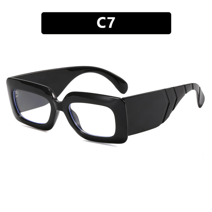 Women oversized sunglasses in fashionable snake leather look Bowlift