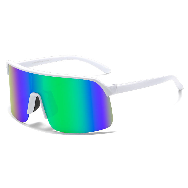 Women Sports Sunglasses with Wide Frame and Integrated UV Protection Bowlift