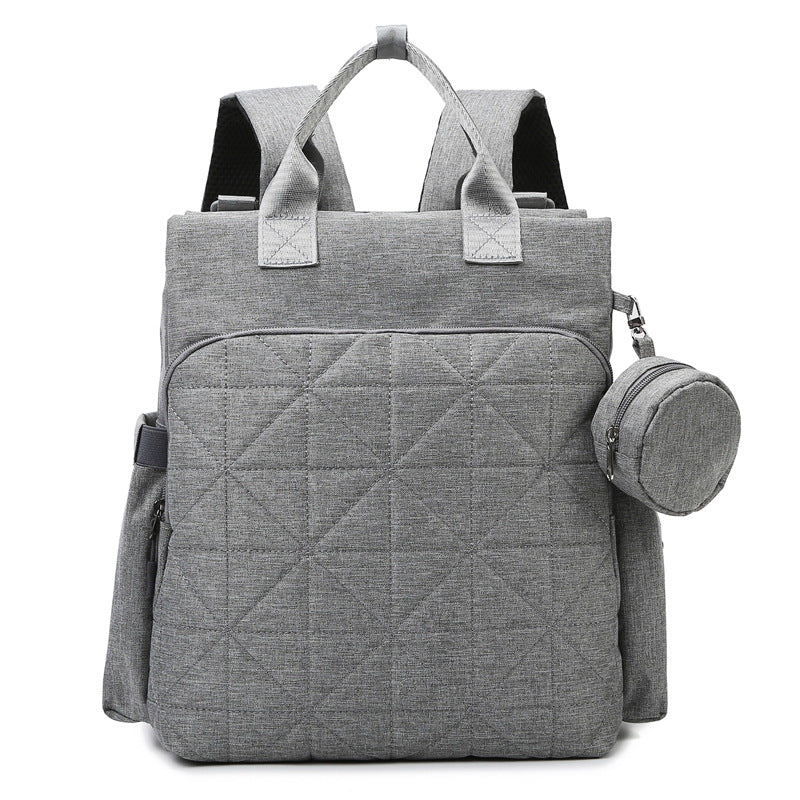 Multi-Functional Quilted Backpack Bowlift