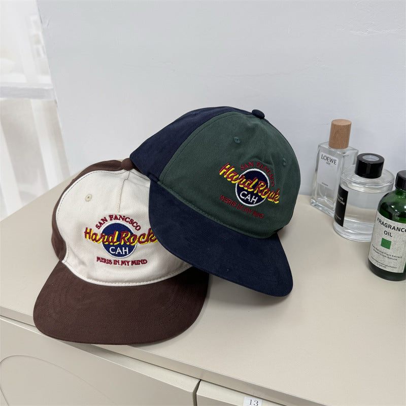 Men's Vintage-Inspired Embroidered Baseball Cap Bowlift 1783922543