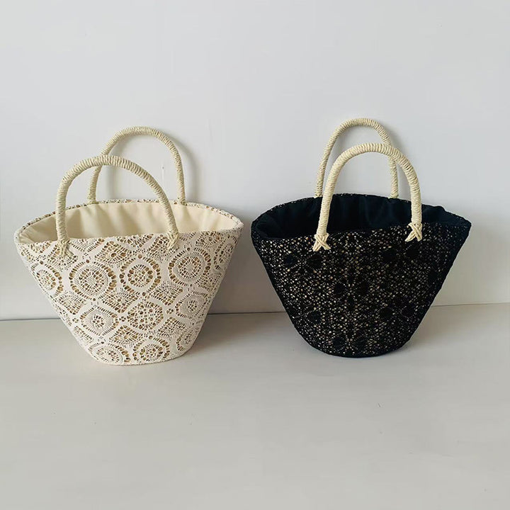 Basket bag with elegant, woven design Bowlift
