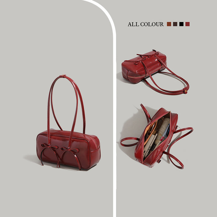 Stylish Leather Tote Bowlift