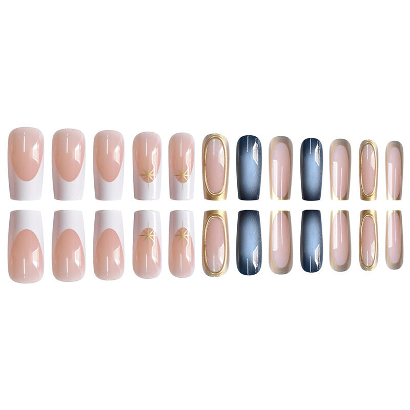 Elegant Press-On Nail Set Bowlift