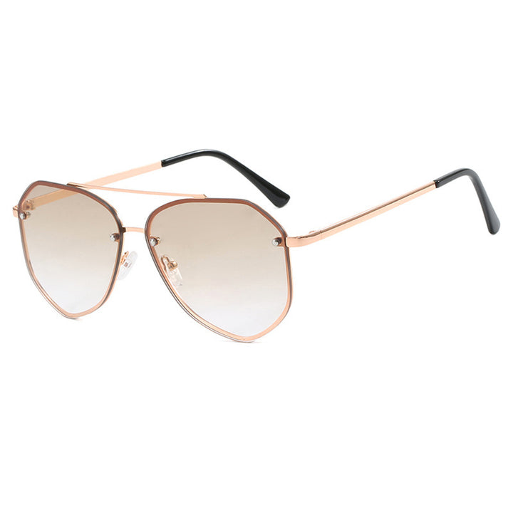 Women's geometric sunglasses with delicate frame Bowlift