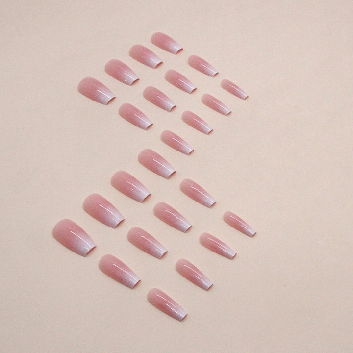 Elegant Ombre Square Nail Extensions Bowlift