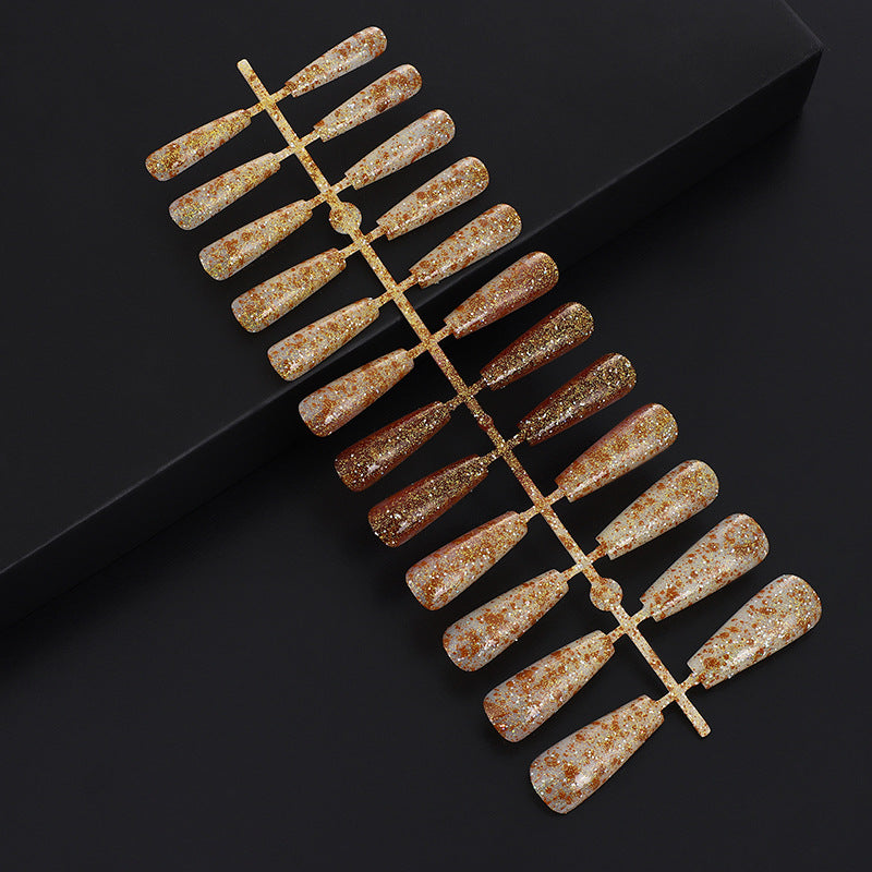 Artificial nails in creative drop design Bowlift