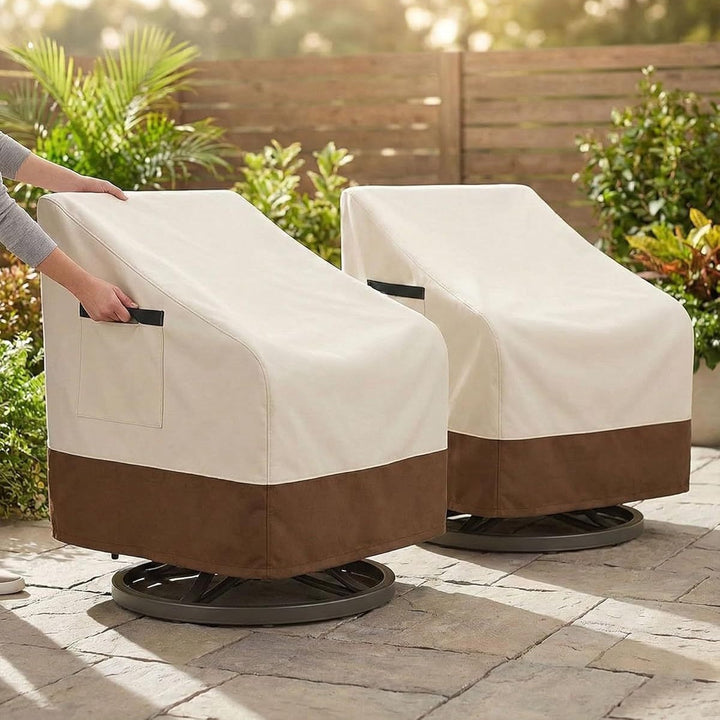 Protective cover for swivel lounge chairs Bowlift