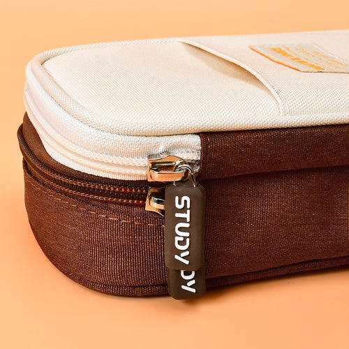 Durable Multi-Compartment Pencil Case Bowlift